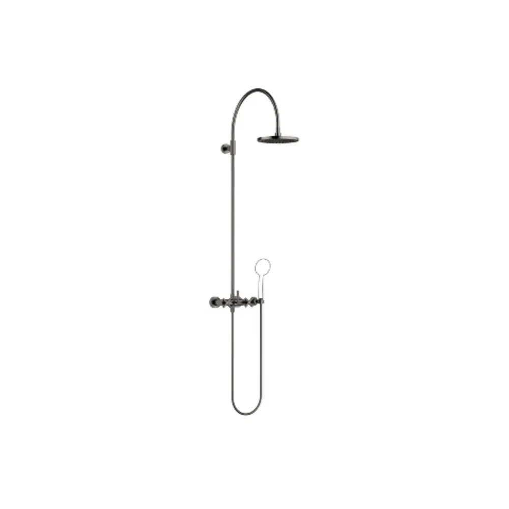 Dornbracht-TARA.-Shower Pipe-Ausladung 420mm-Dark Platinum gebürstet, 26632892-99 Galeriebild 1